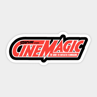 Cinemagic Magazine - 80s Super 8 Filmmaker Resource by Starlog - Don Dohler Sticker